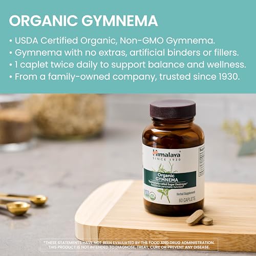 Himalaya Organic Gymnema Herbal Supplement for Weight Management, USDA Certified HimalayaUS supplements