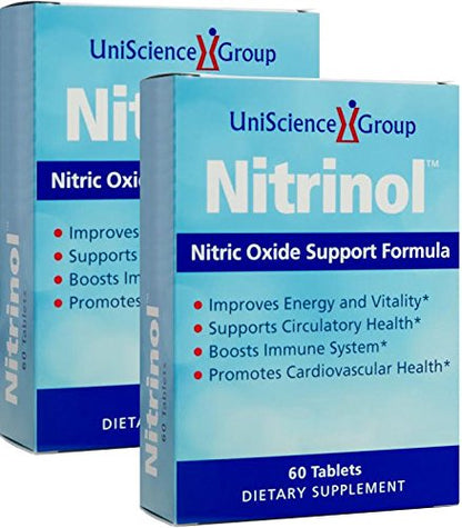 UniScience Group Nitrinol, Natural Nitric Oxide Booster with Beetroot Extract, 60 Tablets UniScience GroupUS supplements