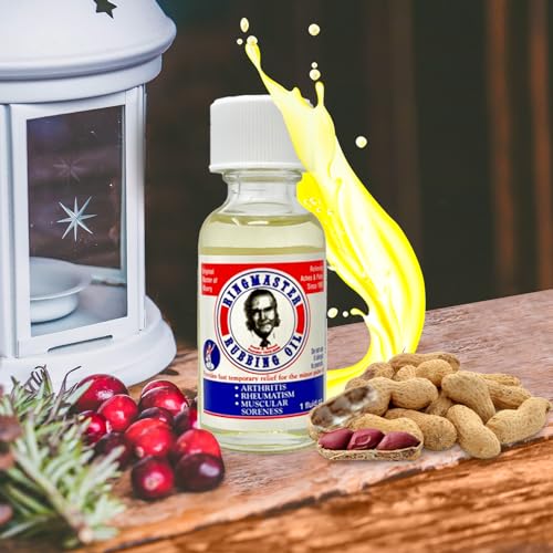 Ringmaster Rubbing Oil Pain Relief Since 1950 Made in USA for Arthritis, Rheumatism, Muscular Joint Soreness (1 oz) Ringmaster Rubbing OilAu supplements
