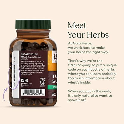 Gaia Herbs Turmeric Supreme Joint Health - Joint Support Supplement Gaia HerbsUS supplements