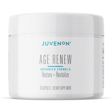 Juvenon AgeRenew Beta Glucan Anti Aging Immunity Support Supplement, Beta Glucan with Zinc Quercetin for Immune Defense Boost JuvenonAu supplements