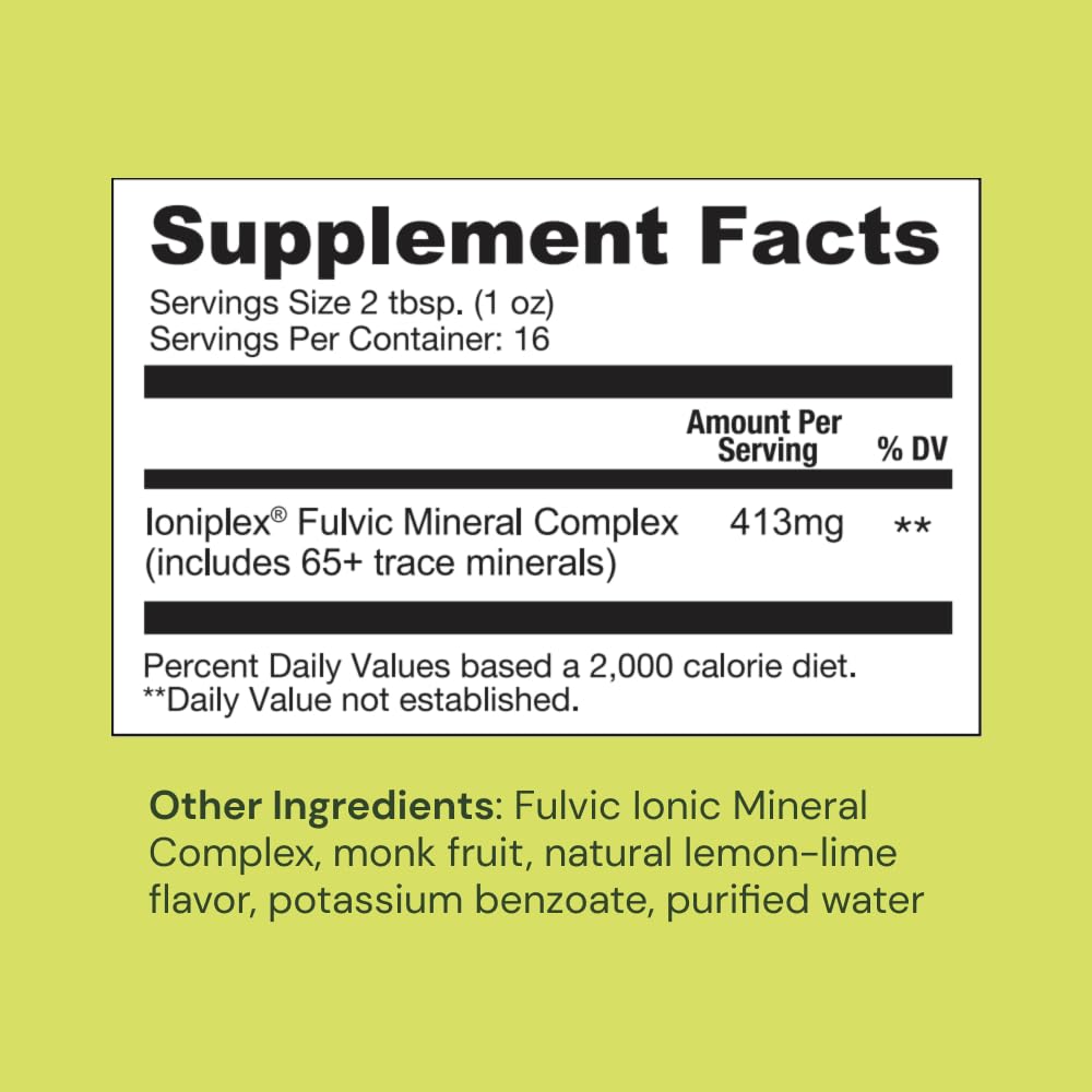 Ameo Life Fulvic Acid & Mineral Complex – Cellular Support, Detox, Collagen Boost – Promotes Skin, Hair, Nail Growth & Energy – Vegan, Gluten-Free, Non-GMO, Made in the USA -16 OZ Ameo LifeAu supplements