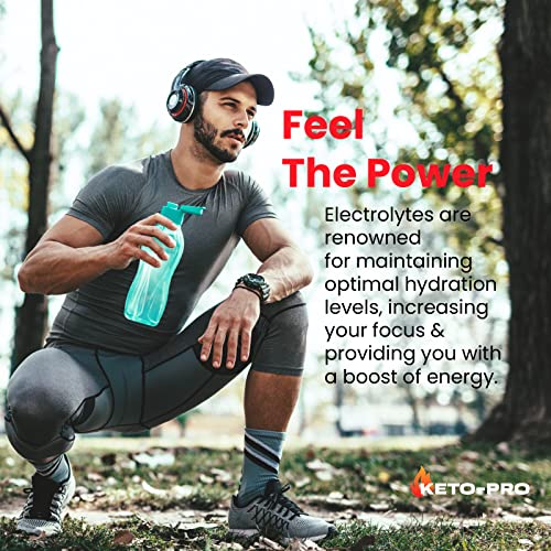 Keto-Pro Keto Electrolytes 80g | Electrolyte Powder Sachets for Extra Convenience Keto-Pro Fuelled by FATUS supplements