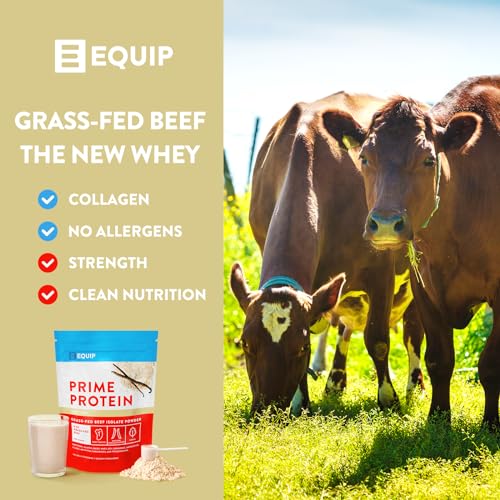 Equip Foods Prime Protein - Grass Fed Beef Protein Powder Isolate - Gluten Free Carnivore EquipUS supplements