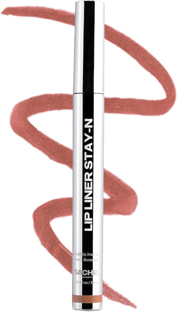 Sacheu Lip Liner STAY-N Peel Off Lip Stain — Long Lasting Waterproof Lip Tint with Hyaluronic Acid & Vitamin E — Transfer Proof Matte Finish, Vegan & Cruelty-Free (p-INKED) SacheuAu supplements
