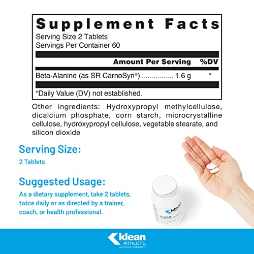 Klean ATHLETE Klean SR Beta-Alanine (Sustained Release) | Delays Fatigue, Supports Klean ATHLETEAu supplements