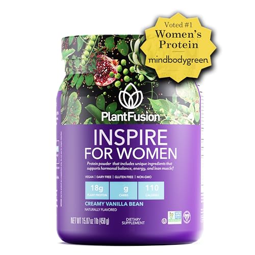 PlantFusion Inspire Plant Protein Powder for Women - Low Carb Protein Powder for Lean PlantFusionUS supplements