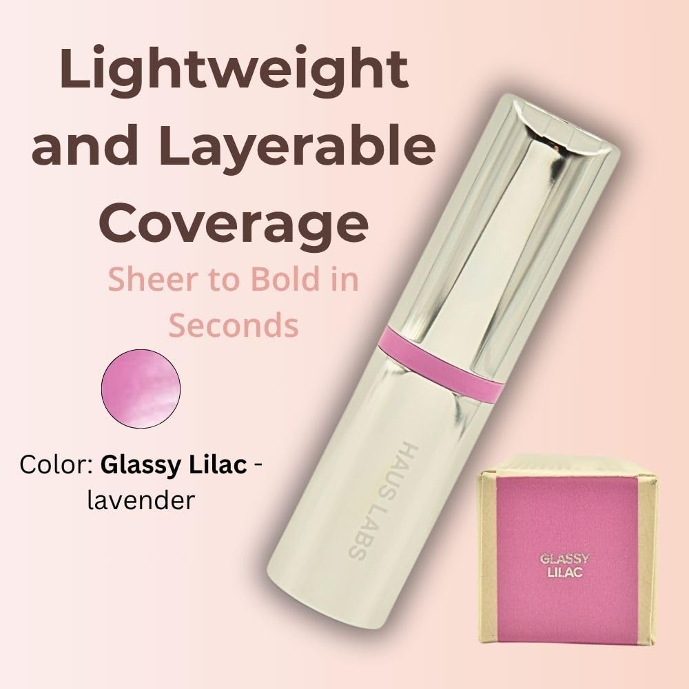 Haus Labs Color Fuse Longwear Hydrating Glassy Lip + Cheek Blush Balm Stick - Glassy Lilac Haus LaboratoriesAu supplements