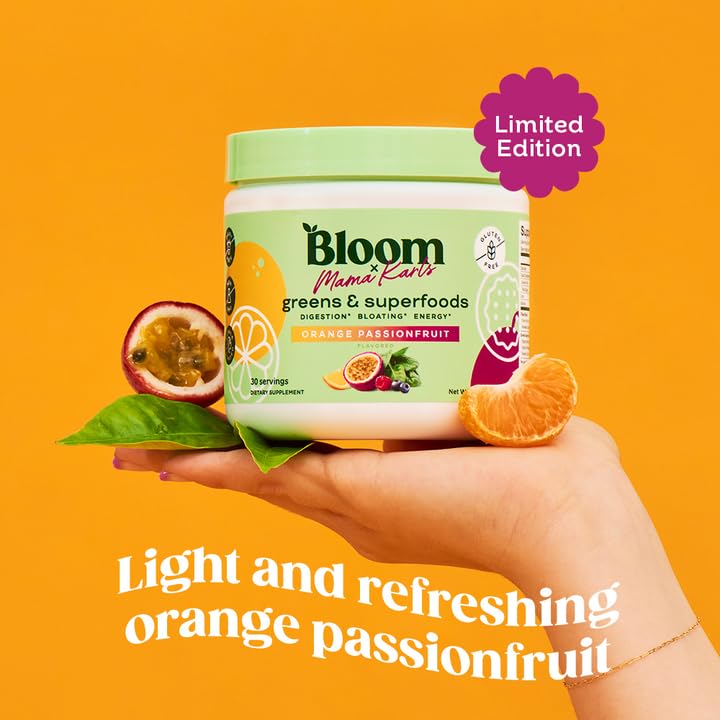 Bloom Nutrition x Mama Karls Super Greens Powder Juice Mix - Probiotics Bloom NutritionAu supplements