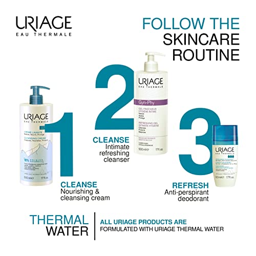 Uriage Gyn Phy Refreshing Intimate Gel | Feminine pH Balancing Wash to Gently Clean, Protect and Soothe UriageAu supplements