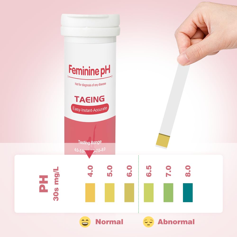 TAEING Vaginal Health pH Test Strips, 100pcs Feminine pH Test for Women, pH-Balance Monitor My StoreAu supplements