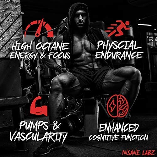 Insane Labz Psychotic Gold, High Stimulant Pre Workout Powder, Extreme Lasting Energy Insane LabzUS supplements