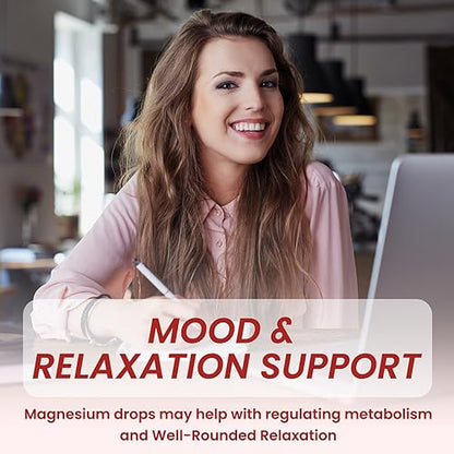 Triple Magnesium Complex Supplement, Magnesium Glycinate, Blend, Citrate Liquid Drops dilibUS supplements