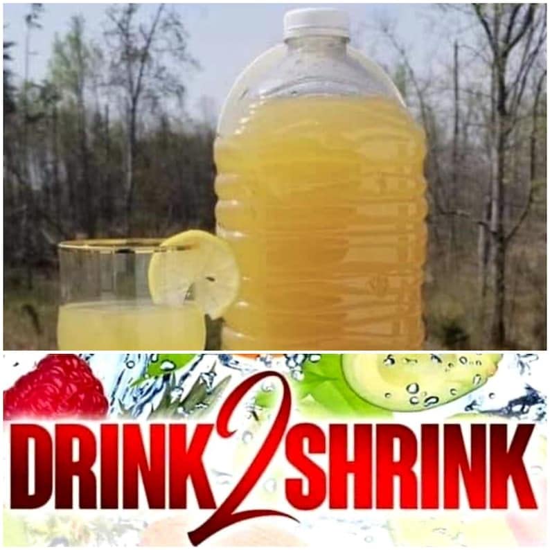 4 Week drink2Shrink Detox Formula Start Losing That Stubborn Belly Fat! (Green Apple) Heath SecretAu supplements