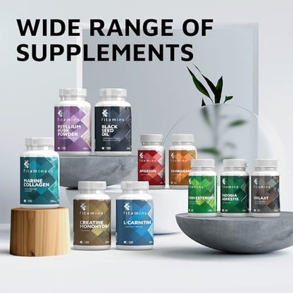 Fitimins Marine Collagen Capsules, 2000mg with Hyaluronic Acid & Vitamin C FitiminsUS supplements
