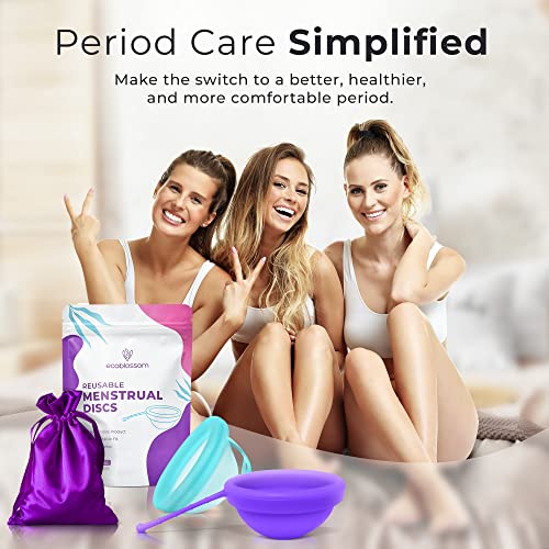 EcoBlossom Reusable Menstrual Disc with Removal String - The Most Reliable Medical Grade Silicone EcoBlossomAu supplements