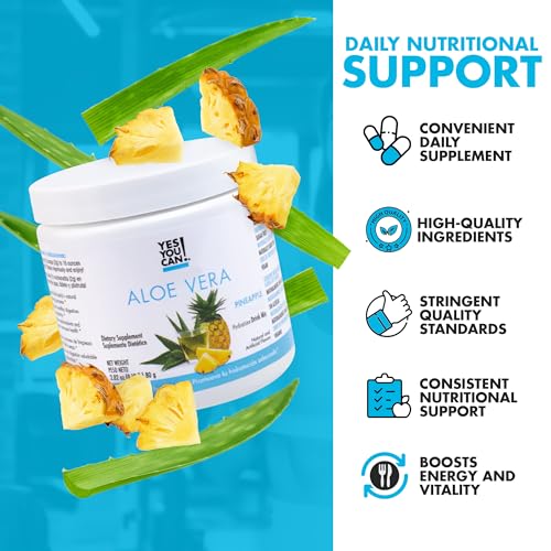 Yes You Can! Organic Aloe Vera Drink Mix - Super Greens Powder - Energy Drink Powder Yes You Can!Au supplements