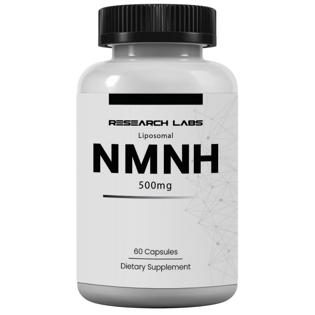 Research Labs Liposomal NMNH (NMN Supplement Alternative) 500mg Per Serving | 60 Capsules (Dihydronicotinamide Mononucleotide) NAD Supplement to Boost NAD+ Levels for Anti Aging Research LabsAu supplements