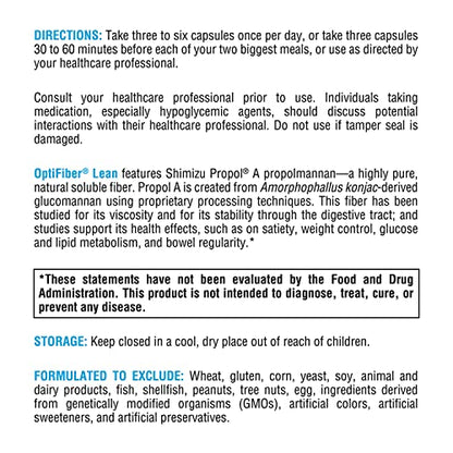 XYMOGEN OptiFiber Lean Fiber Supplement - 100% Natural and Soluble Propolmannan Fiber XYMOGENUS supplements