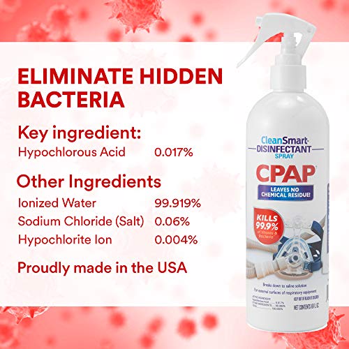 CleanSmart CPAP Disinfectant Spray, 16 oz (Pack of 2) CleanSmartUS supplements