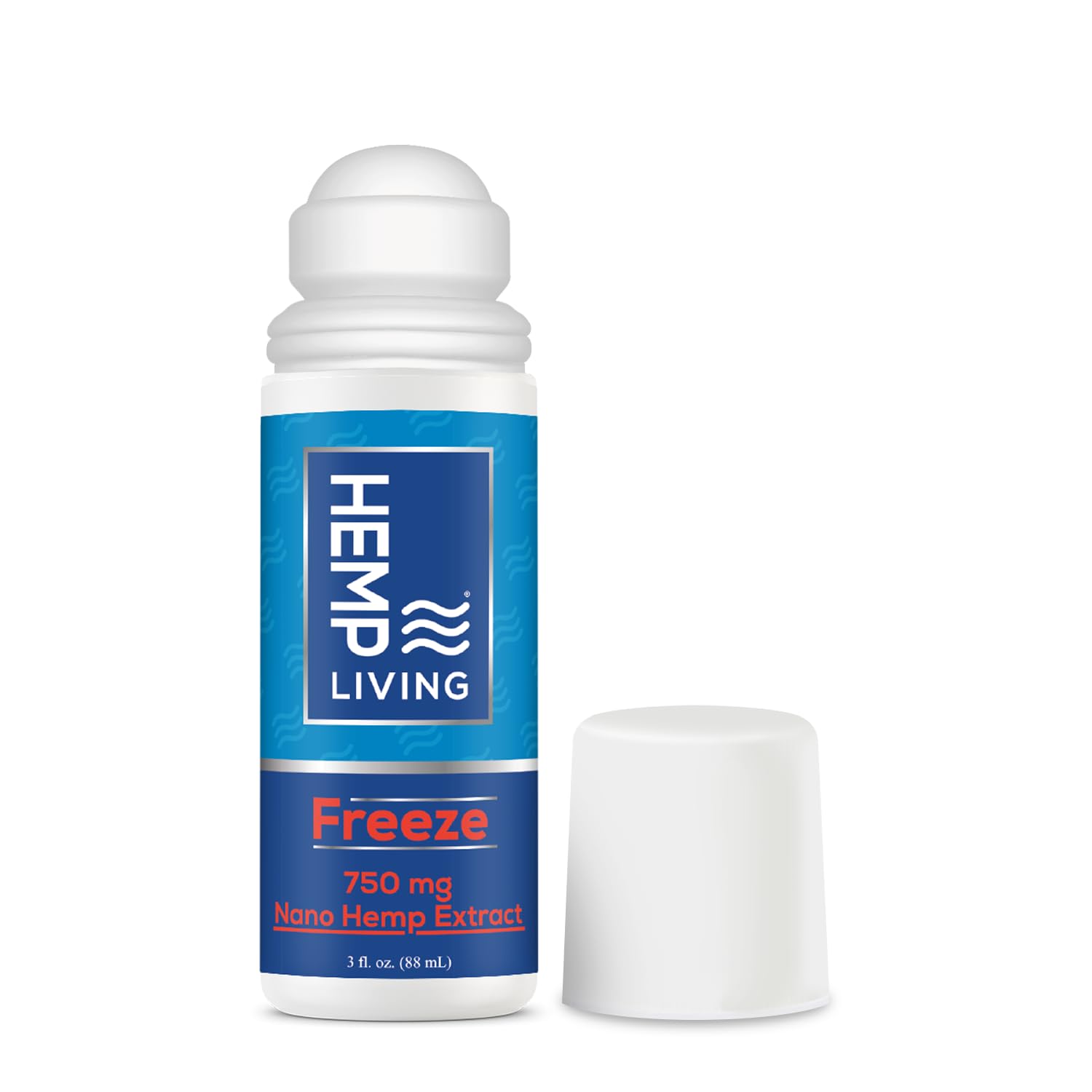HEMP LIVING Freeze Nano Hemp Extract Roll On, Cold Therapy, Roll On for Muscles and Joint Strain, 3 oz Roll on Bottle (750 mg) HEMP LIVINGAu supplements