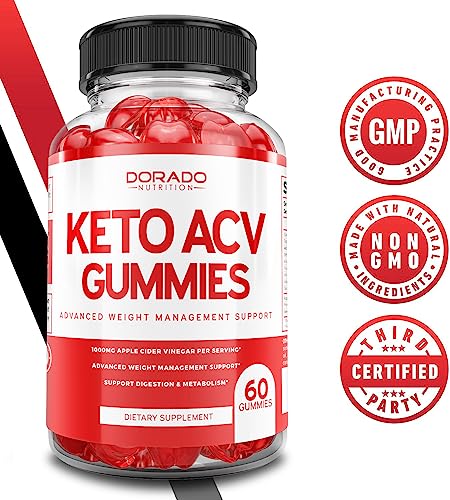 Keto ACV Gummies for Weight Management Advanced Formula (1000mg Per Serving) DORADO NUTRITIONUS supplements
