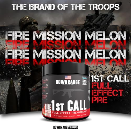 DownRange Supplements 1st Call Pre Workout Powder, Preworkout for Men & Women DownRange SupplementsUS supplements