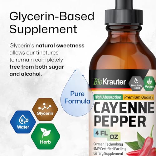 MAUWE HERBS Cayenne Pepper Supplement - Organic Cayenne Pepper Tincture MAUWE HERBSAu supplements