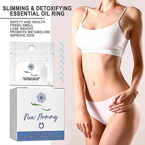 14Pcs Superslim S_limming & Detoxifying Essential Oil Ring, Firming Essential Oil Ring Heath SecretAu supplements