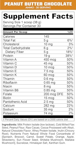 MTN OPS Ammo Protein Powder Meal Replacement Shake for Lean Muscle Building MTN OPSAu supplements