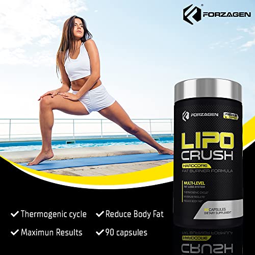 Forzagen Lipocrush Thermogenic Fat Burner for Men and Women, 90 Belly Fat Burner ForzagenAu supplements