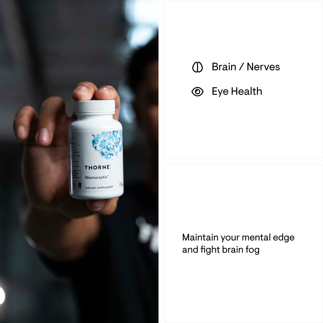 Thorne Memoractiv - Nootropic Brain Supplement for Focus, Creativity, and Concentration ThorneAu supplements