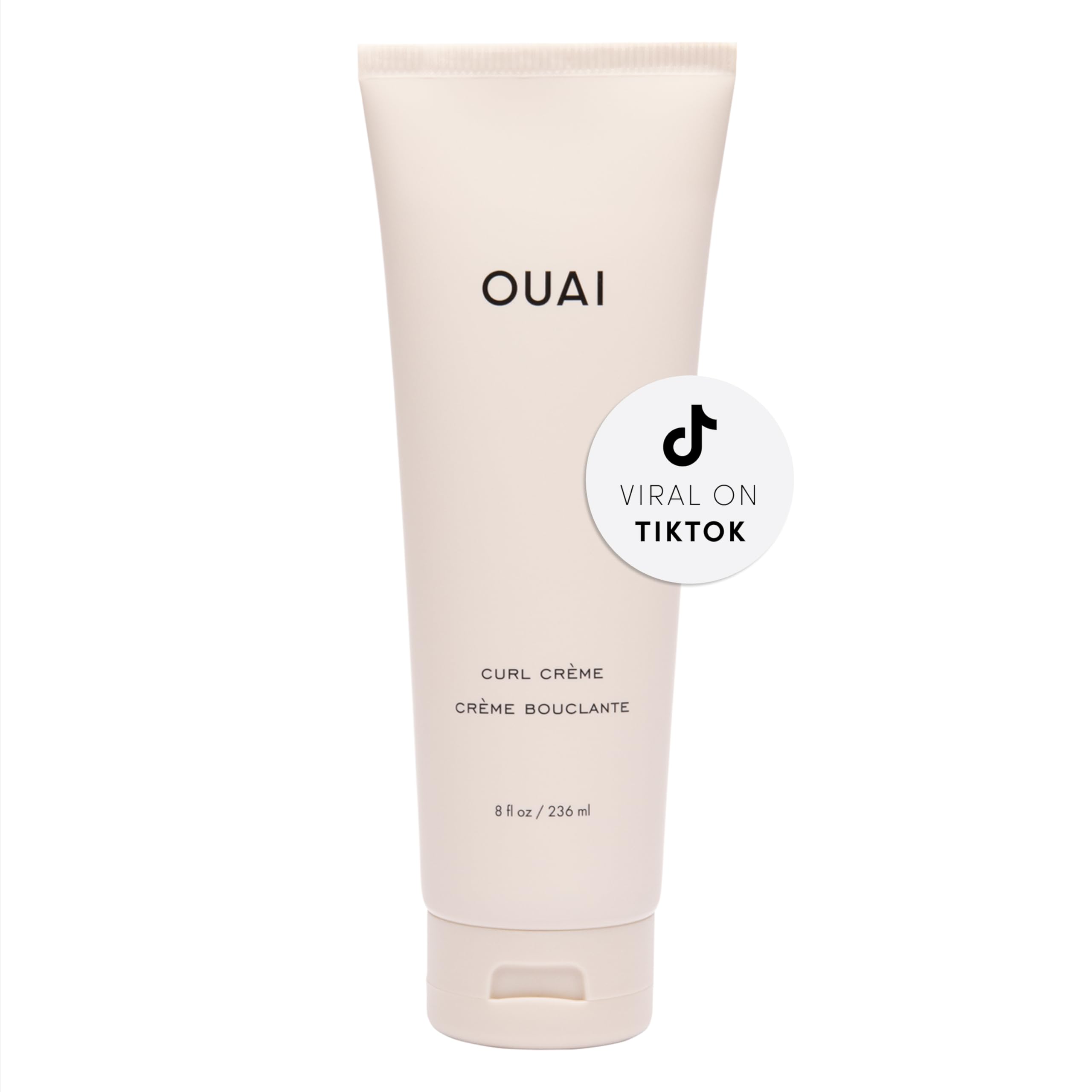 OUAI Curl Cream - Curl Defining Cream with Chia & Linseed Oil - Enhances Definition, Hydration & Shine - Tames Frizz & Protects from Humidity - Silicone-Free Curly Hair Products for Women (8 oz) OUAIAu supplements