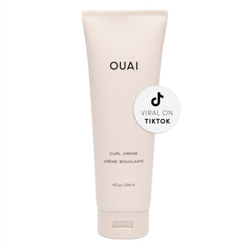 OUAI Curl Cream - Curl Defining Cream with Chia & Linseed Oil - Enhances Definition, Hydration & Shine - Tames Frizz & Protects from Humidity - Silicone-Free Curly Hair Products for Women (8 oz) OUAIAu supplements