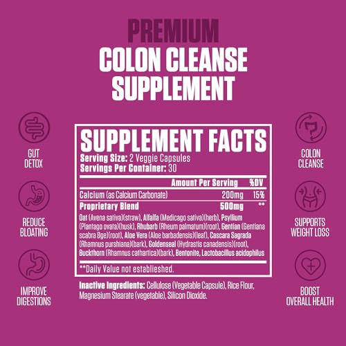 Colon Revive Extra Strength | #1 Rated Colon Cleanse & Detox Supplement | Digestive Support EPN SupplementsUS supplements
