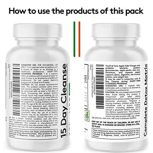 Youth & Tonic Colon Cleanser & Detox for Loss of Waste, Breaking The Plate Youth & TonicUS supplements