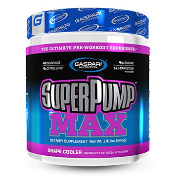 Gaspari Nutrition SuperPump MAX, The Ultimate Pre Workout Powder, Sustained Energy Gaspari NutritionAu supplements