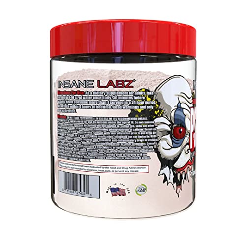 Insane Labz Psychotic Clear, Fully Disclosed, Clinically Dosed Pre Workout Powder Insane LabzAu supplements