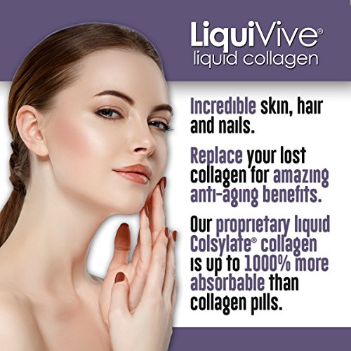 LiquiVive Liquid Collagen Protein Peptides Concentrate | Pure Hydrolyzed Super Multi Collagen Life MiracleUS supplements