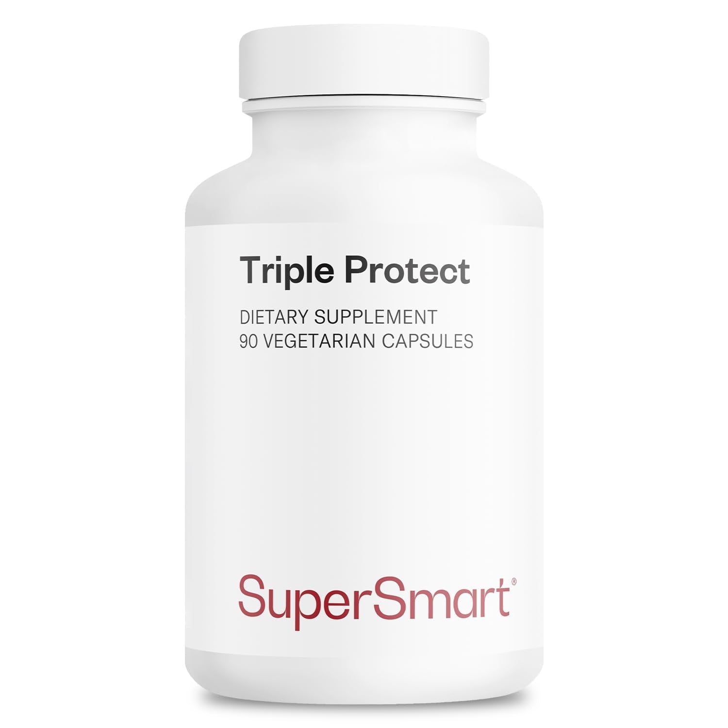 Supersmart - Triple Protect Supplement - Combines the Most Widely-Studied Natural Compounds - May Support Healthy Heart | Non-GMO & Gluten Free - 90 Vegetarian Capsules SupersmartAu supplements