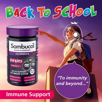 SAMBUCOL KIDS GUMMIES 30'S, 30 Count (Pack of 1) SambucolUS supplements