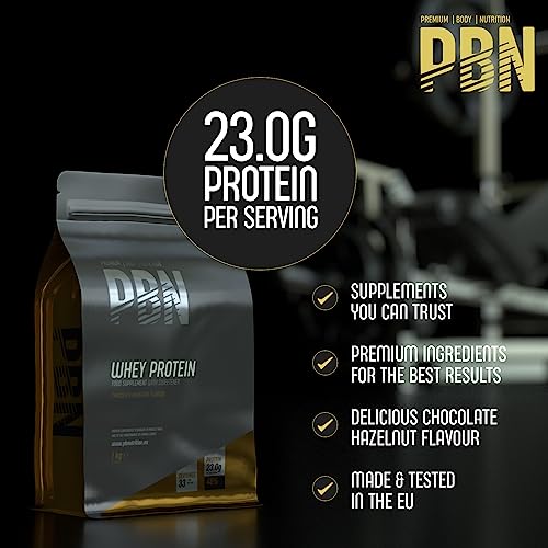 PBN - Premium Body Nutrition Whey Protein1kg Chocolate Hazelnut, New Improved Flavour Premium Body NutritionAu supplements