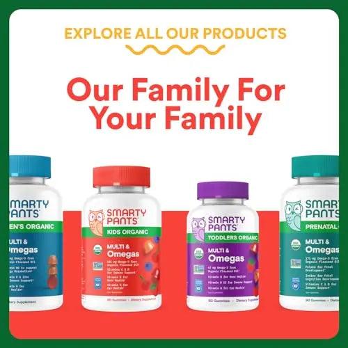 SmartyPants Kids Multivitamin & Fiber Gummies: Prebiotic Fiber to Support Kids Digestion with Vitamin D3, C, Vitamin B12, B6, A, Zinc SmartyPantsAu supplements
