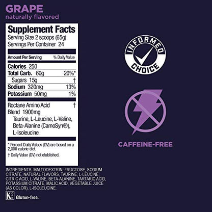 GU Energy Roctane Ultra Endurance Energy Drink Mix, 3.44-Pound Jar, Grap GU EnergyUS supplements