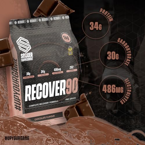 Soccer Supplement Recover90®, Complete Recovery Shake - 31grams of Whey Protein Isolate SOCCER SUPPLEMENTAu supplements