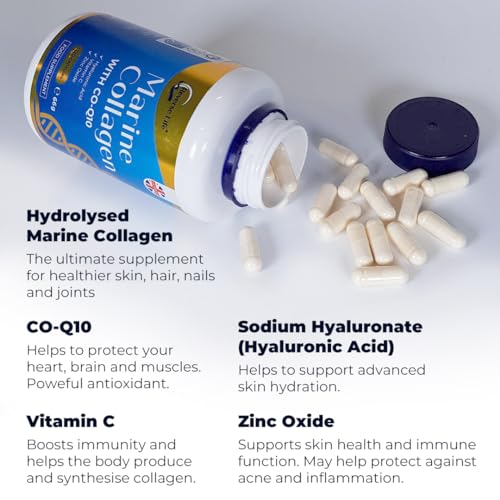 Reverse Life Marine Collagen Capsules 1200mg – with Hyaluronic Acid & Vitamin C + Q10 Reverse LifeAu supplements