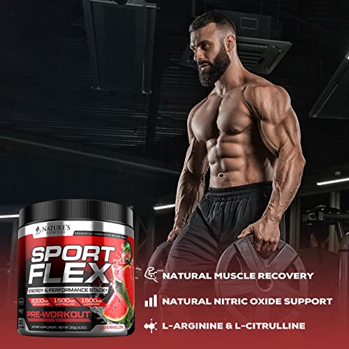 Pre Workout Powder with Beta Alanine, L-Citrulline & L-Arginine | PreWorkout Energy Powder Nature's NutritionAu supplements