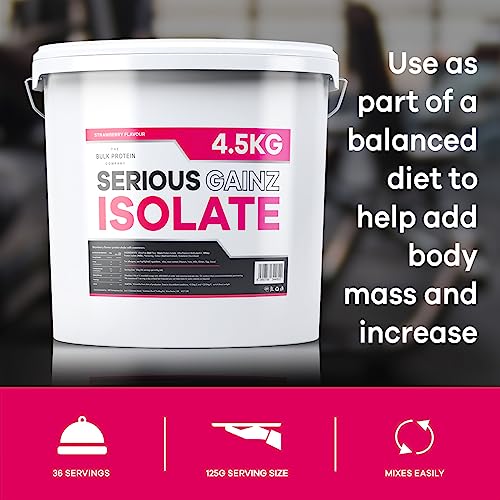 The Bulk Protein Company, Serious Gainz Isolate – 4.5kg – Whey Protein Powder The Bulk Protein CompanyAu supplements