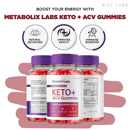 Metabolix Labs Keto ACV Gummies - Metabolix Labs Keto Plus ACV Gummies MetabolixLabs rize labsUS supplements